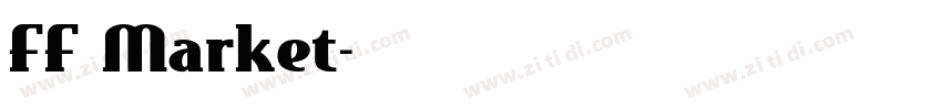 FF Market字体转换